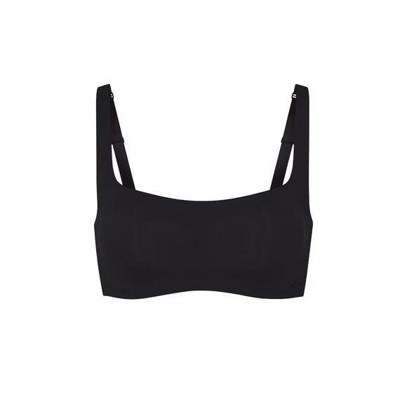 SKIMS ONXY NAKED SCOOP NECK WIRELESS TANK BRALETTE | SIZE L | MSRP $44 | NWT - Picture 1 of 1